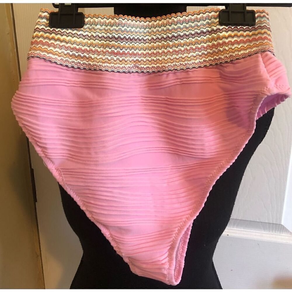 Pink Ruched Bikini Top - Picture 4 of 5